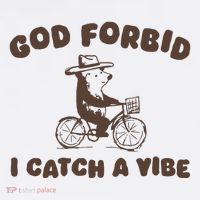 God Forbid I Catch A Vibe Kids Long Sleeve Shirt thumb 2