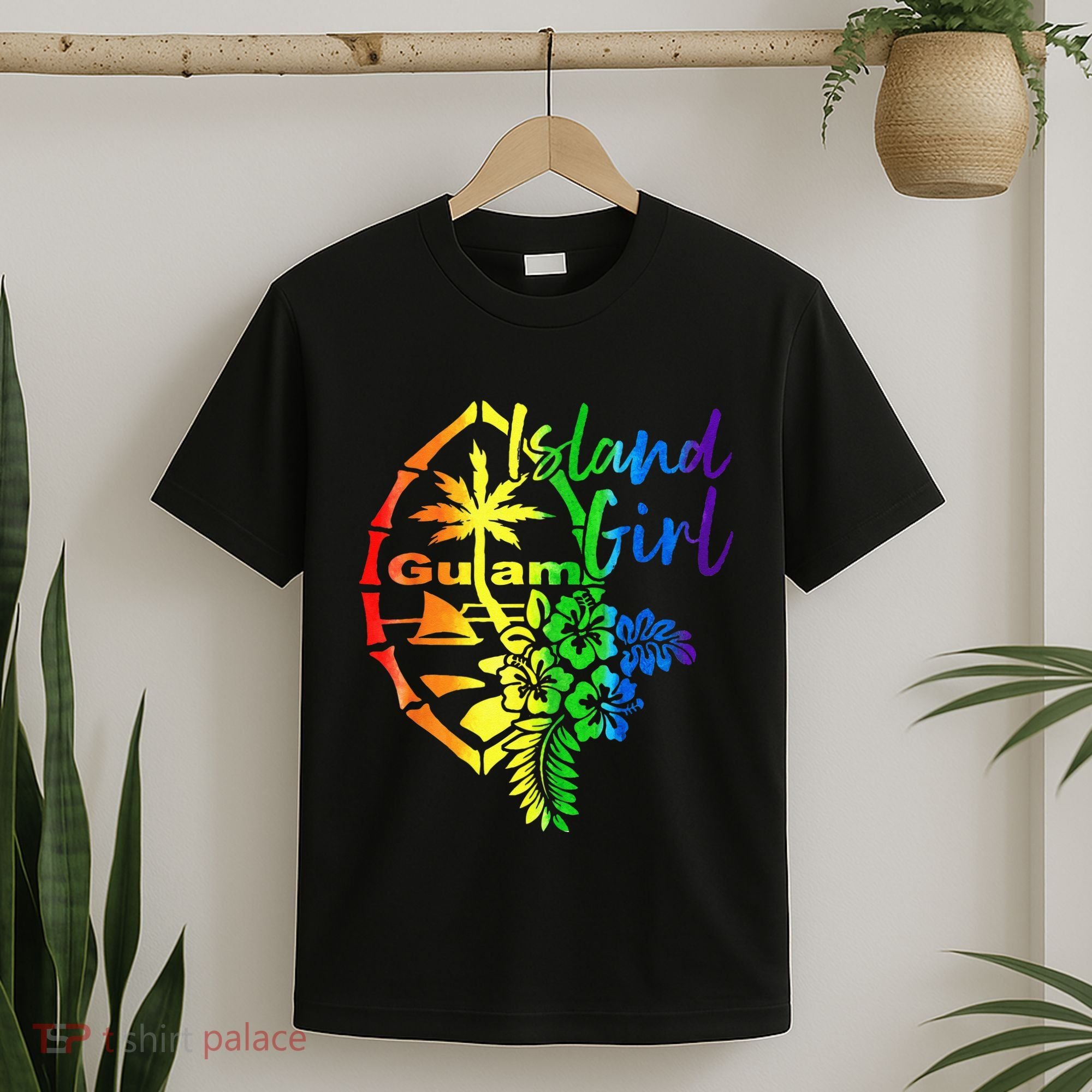 Guam Flower Island Guamanian Girl T-Shirt