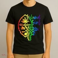 Guam Flower Island Guamanian Girl T-Shirt thumb 3