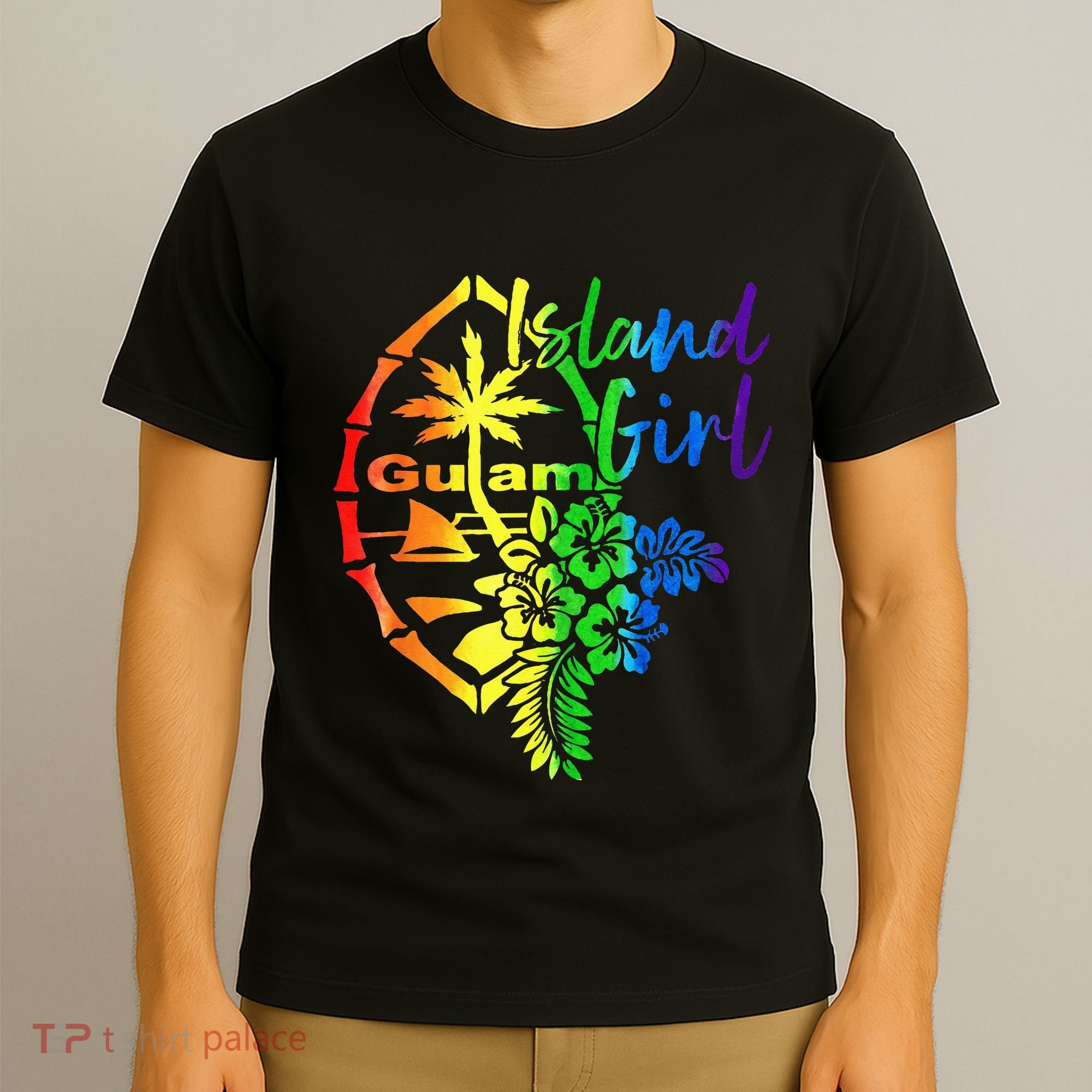Guam Flower Island Guamanian Girl T-Shirt