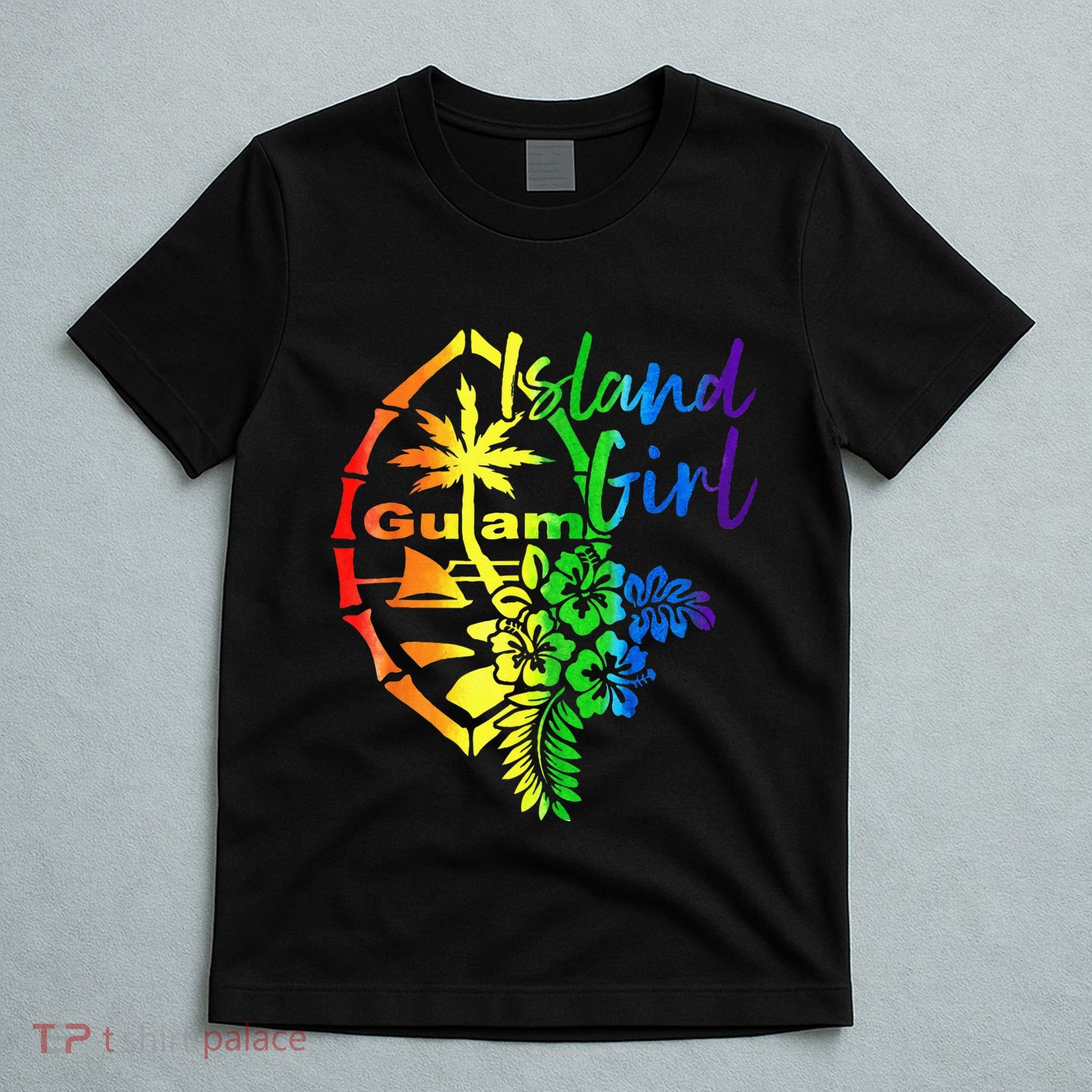 Guam Flower Island Guamanian Girl T-Shirt