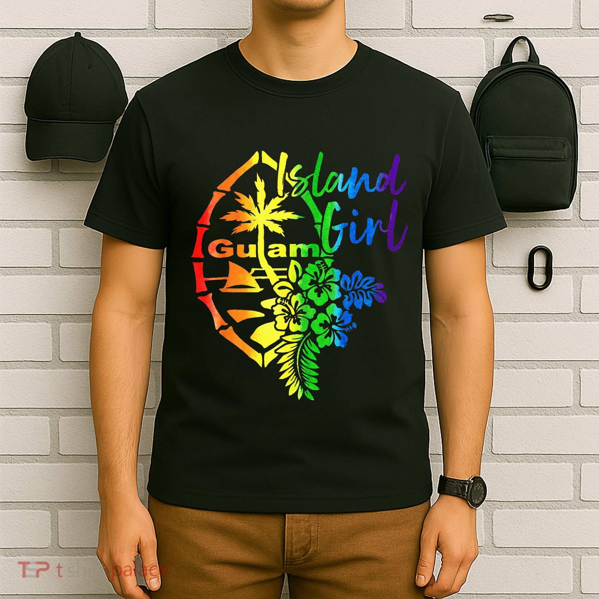 Guam Flower Island Guamanian Girl T-Shirt