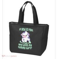 Got Funny If God Is Real Why Does My Tummy Hurt Tote Bag thumb 3