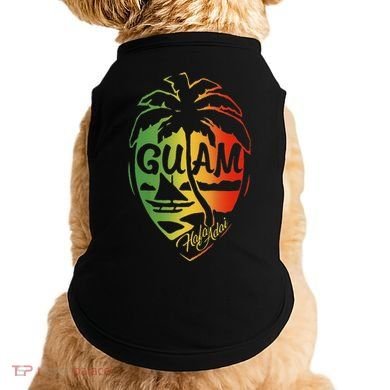 Guam Flag Islanders Pride Guamanian Chamorro History Doggie Tank