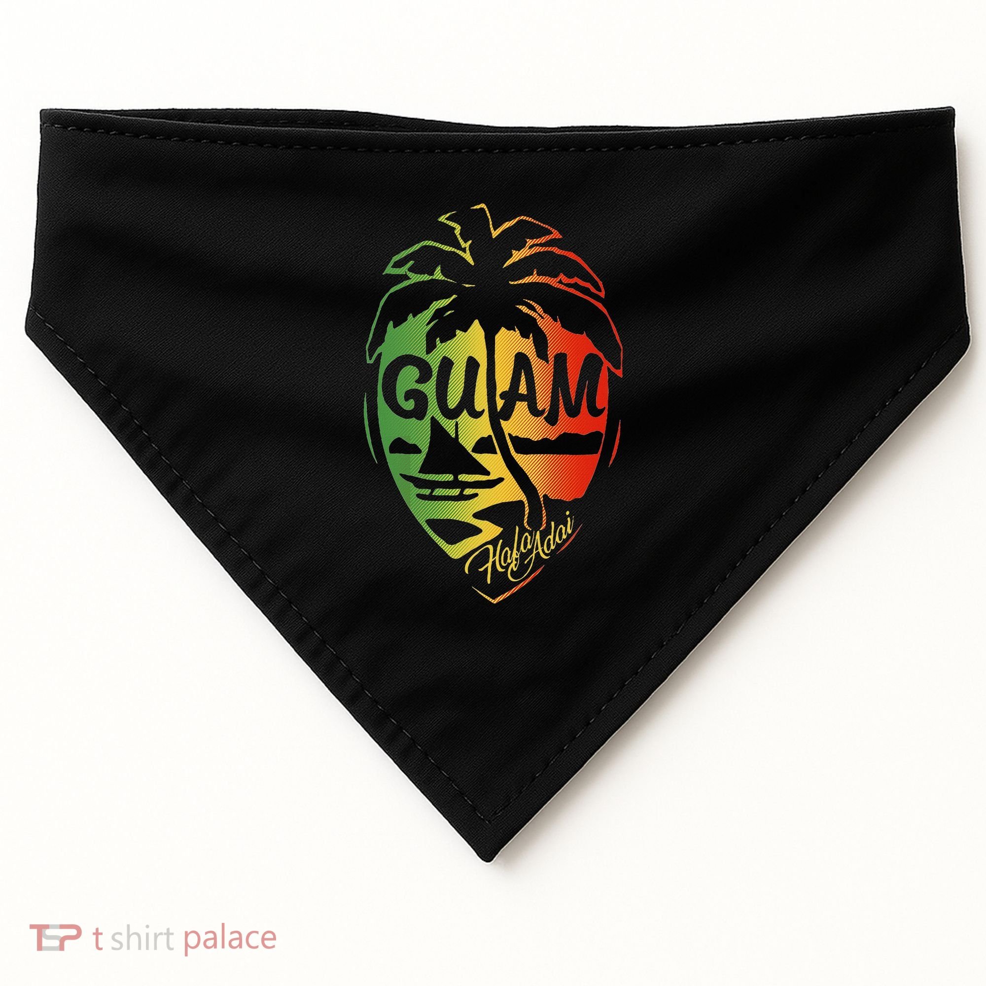 Guam Flag Islanders Pride Guamanian Chamorro History USA-Made Doggie Bandana