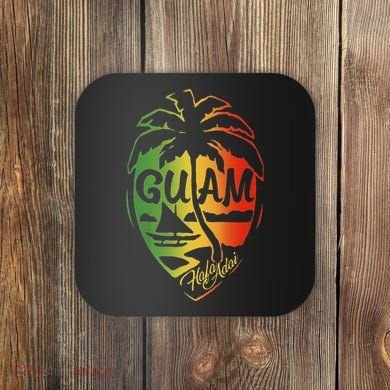 Guam Flag Islanders Pride Guamanian Chamorro History Coaster