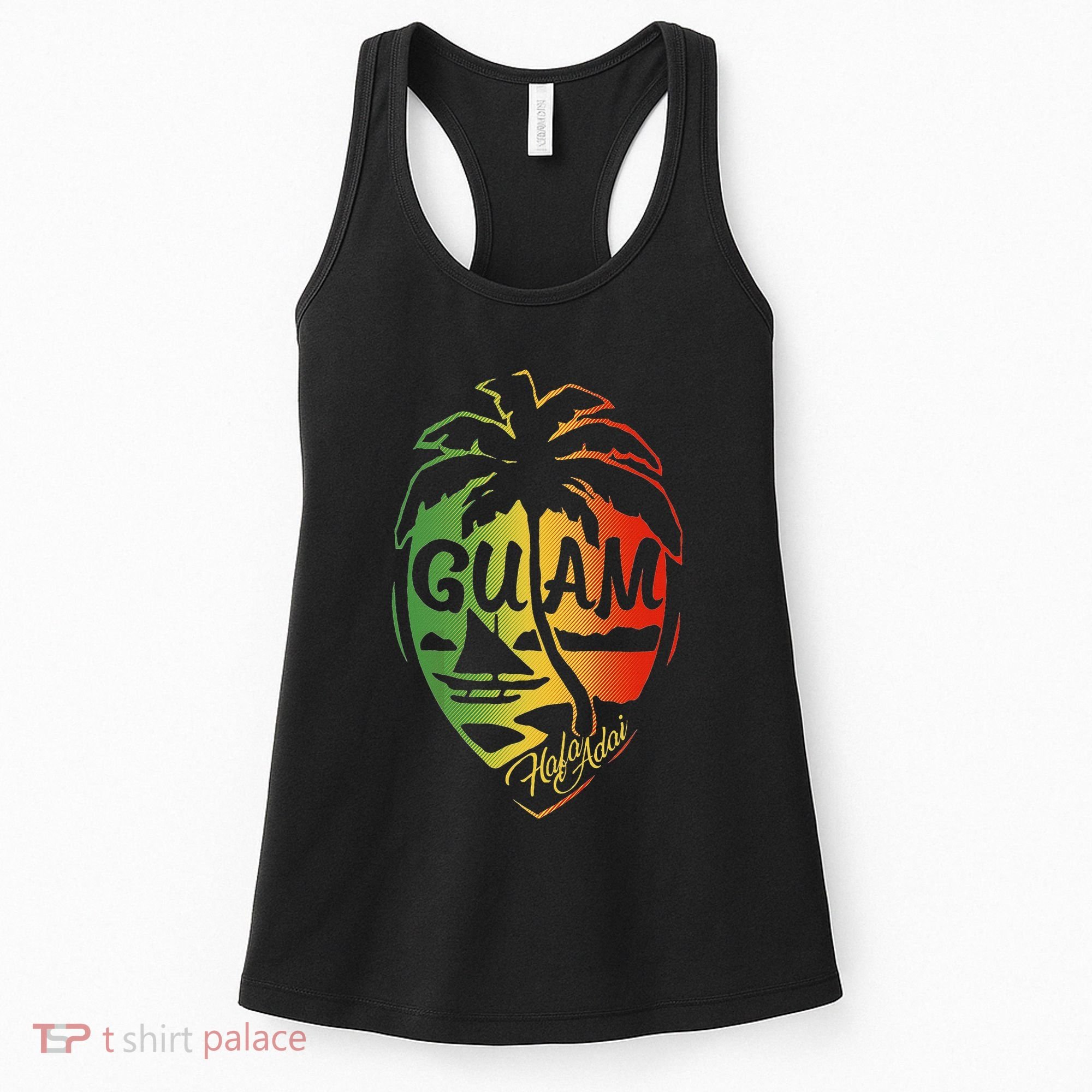 Guam Flag Islanders Pride Guamanian Chamorro History Women's Tank Top