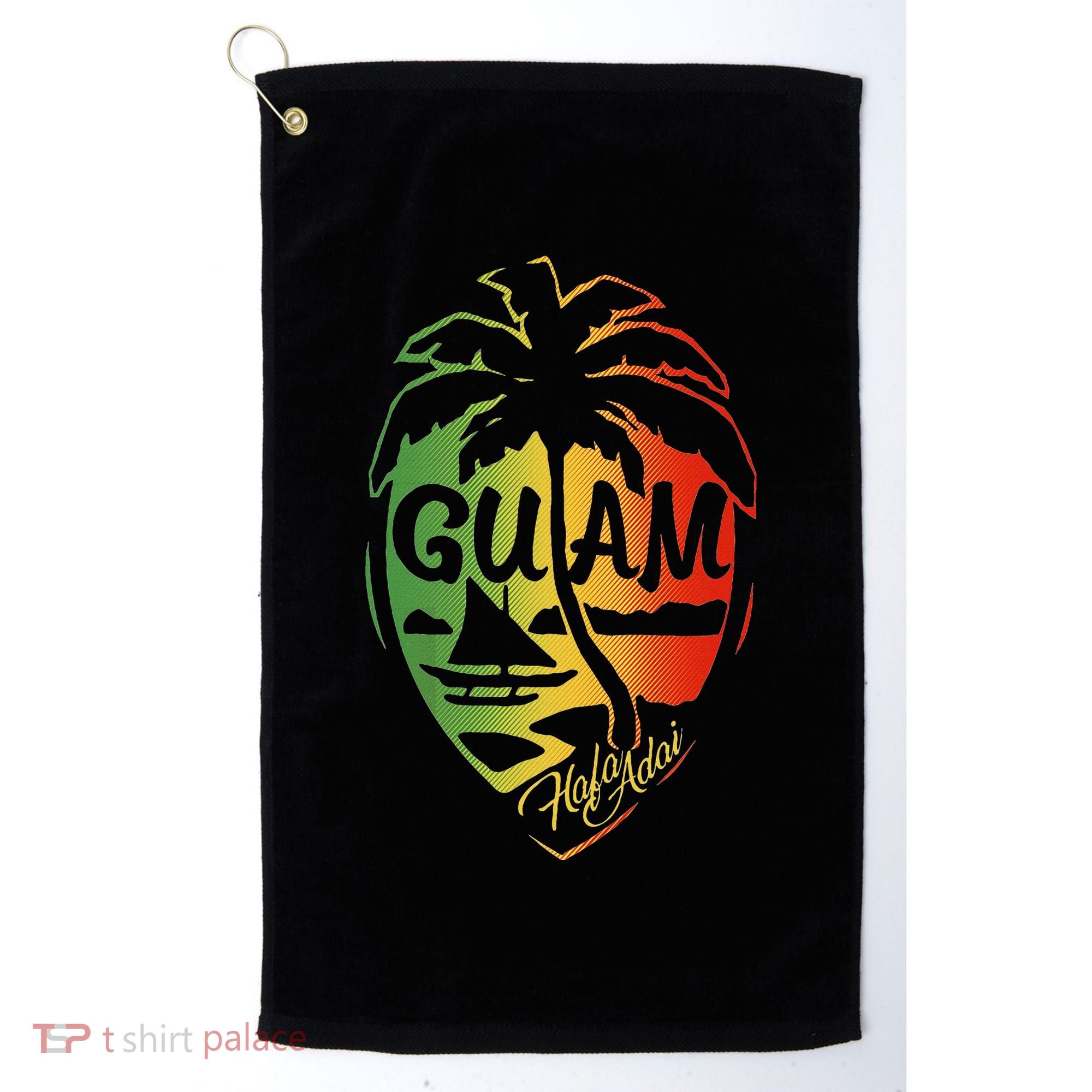 Guam Flag Islanders Pride Guamanian Chamorro History Golf Towel
