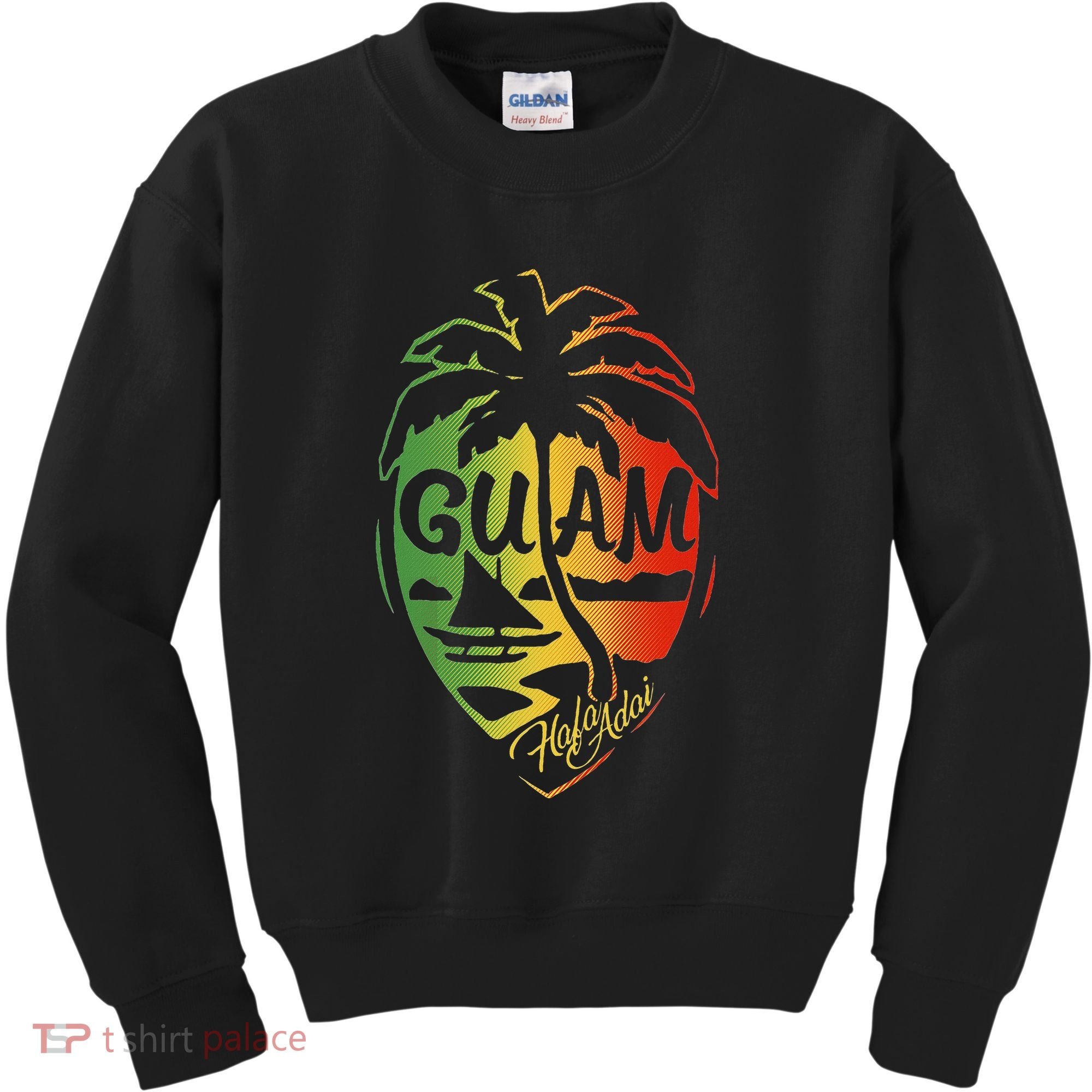 Guam Flag Islanders Pride Guamanian Chamorro History Kids Sweatshirt