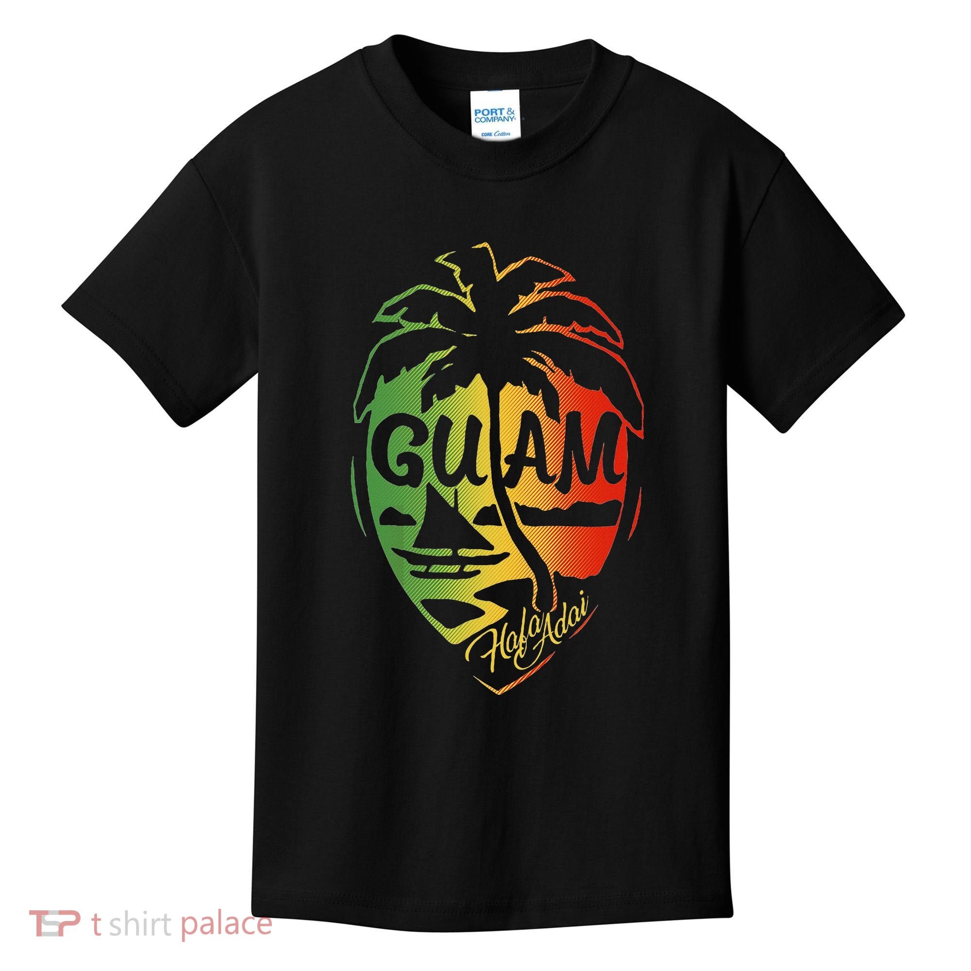 Guam Flag Islanders Pride Guamanian Chamorro History Kids T-Shirt