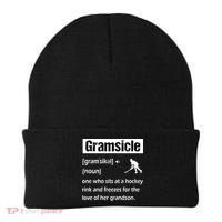 Gramsicle Funny Ice Hockey Grandma Sicle Definition Gift Beanie thumb 0