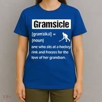 Gramsicle Funny Ice Hockey Grandma Sicle Definition Gift T-Shirt thumb 4