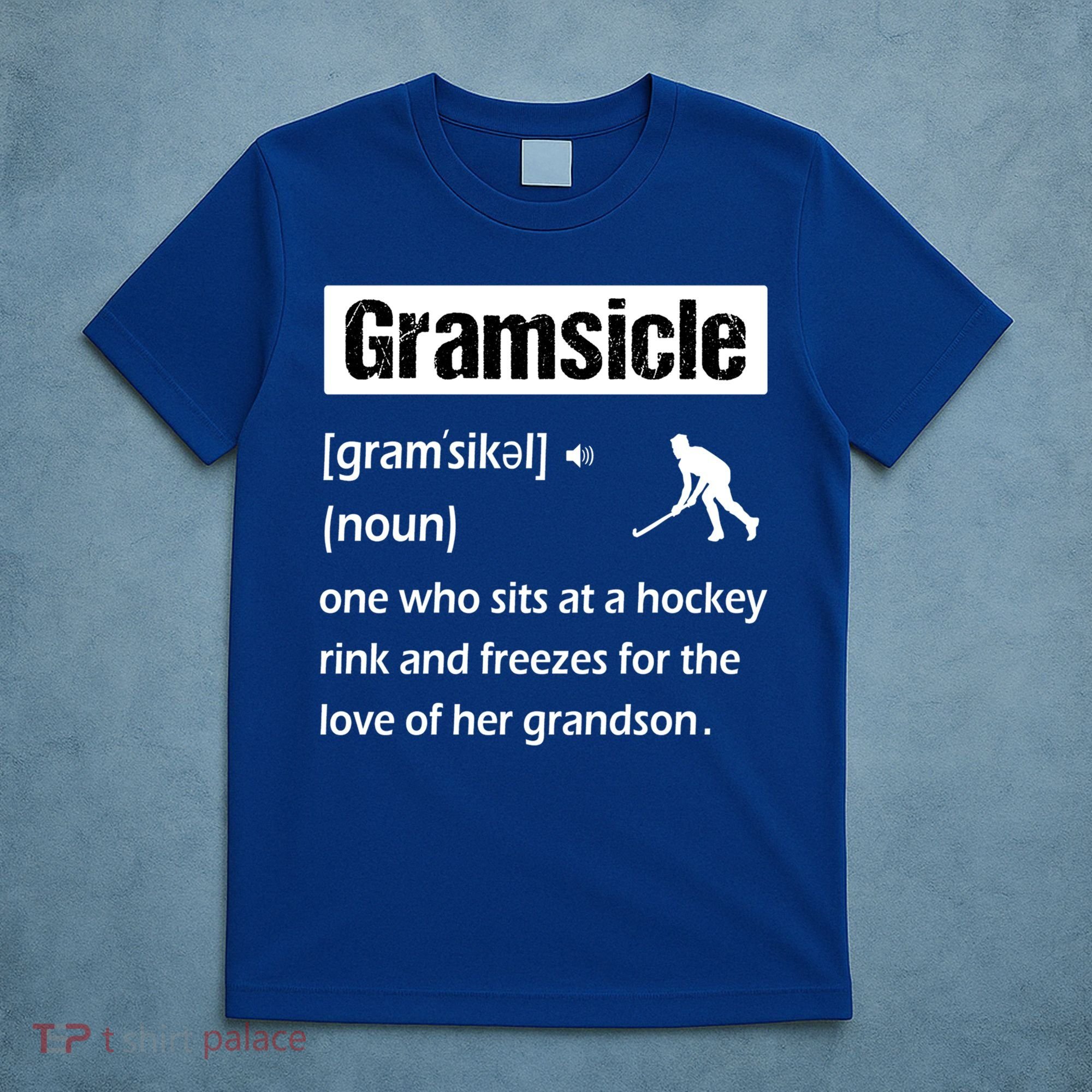 Gramsicle Funny Ice Hockey Grandma Sicle Definition Gift T-Shirt