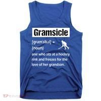 Gramsicle Funny Ice Hockey Grandma Sicle Definition Gift Tank Top thumb 0