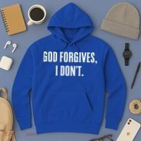 God Forgives I Don't Goth Punk Expression Gift Hoodie thumb 3