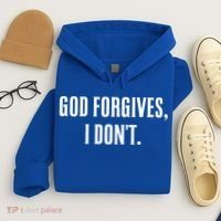 God Forgives I Don't Goth Punk Expression Gift Hoodie thumb 4