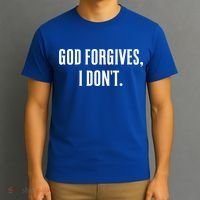 God Forgives I Don't Goth Punk Expression Gift T-Shirt thumb 3