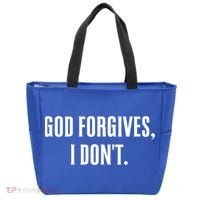 God Forgives I Don't Goth Punk Expression Gift Tote Bag thumb 0