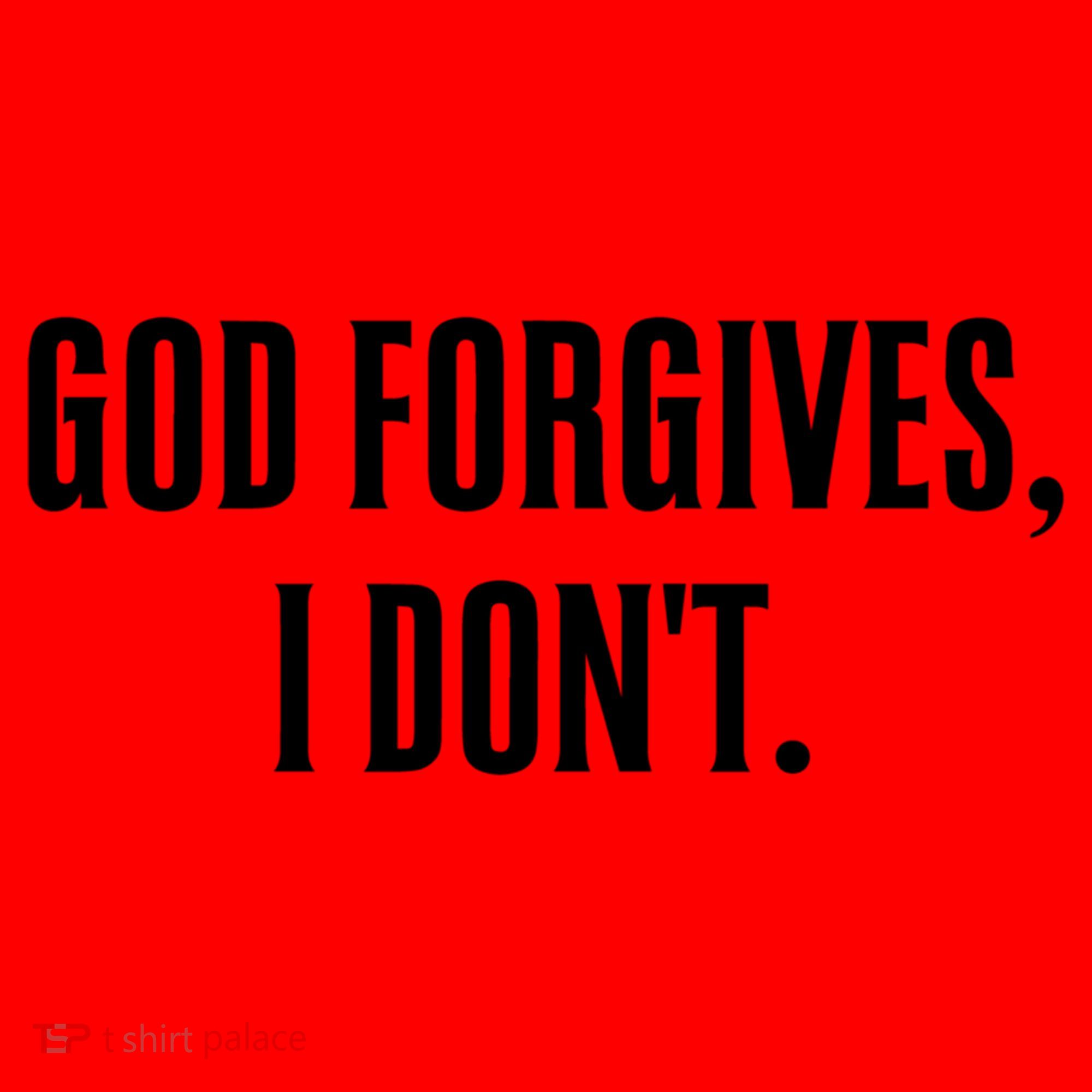 God Forgives I Don't Goth Punk Expression Gift Santa Hat