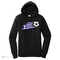 Greece Flag Jersey Greek Soccer Team Greek Women's Hoodie thumb 0