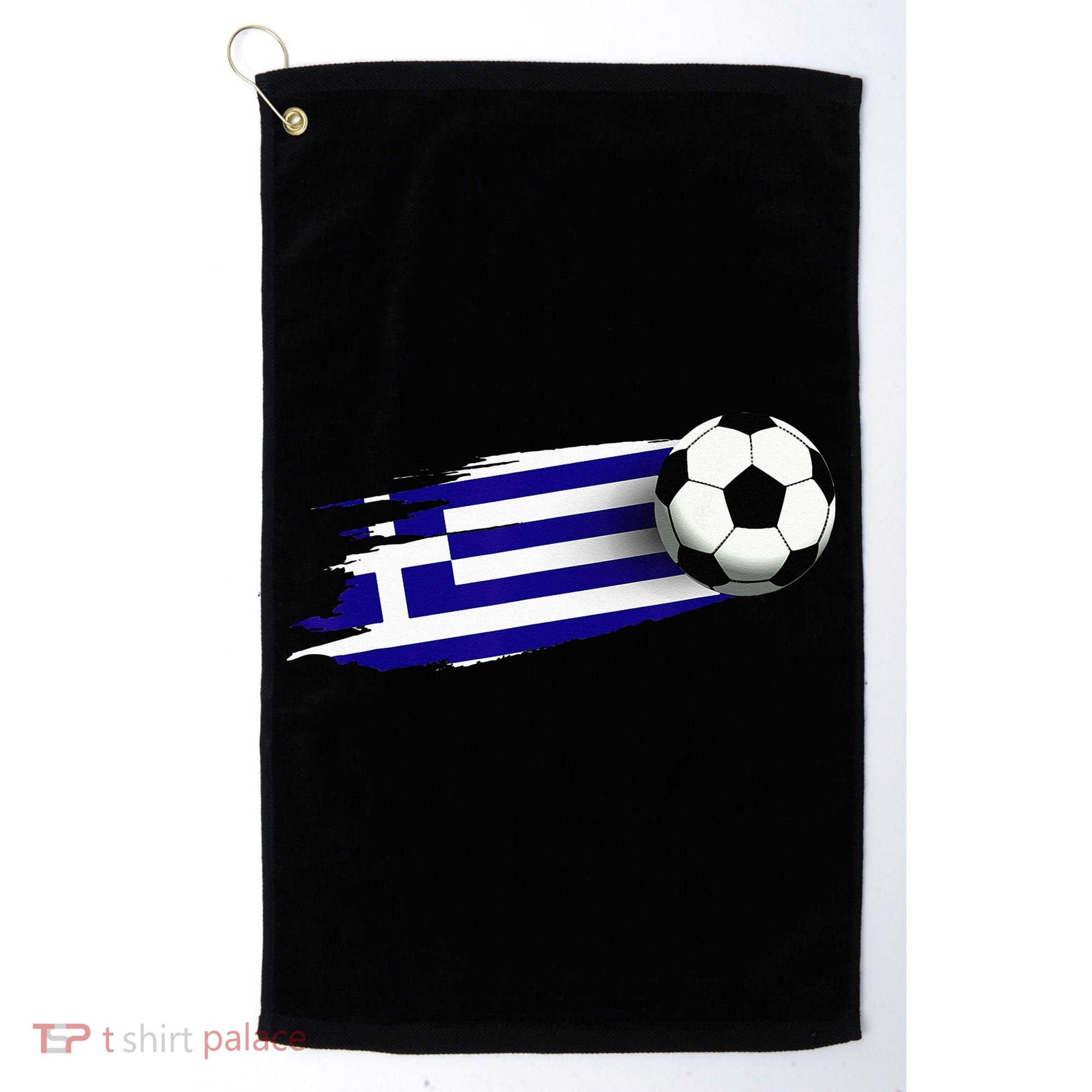 Greece Flag Jersey Greek Soccer Team Greek Golf Towel