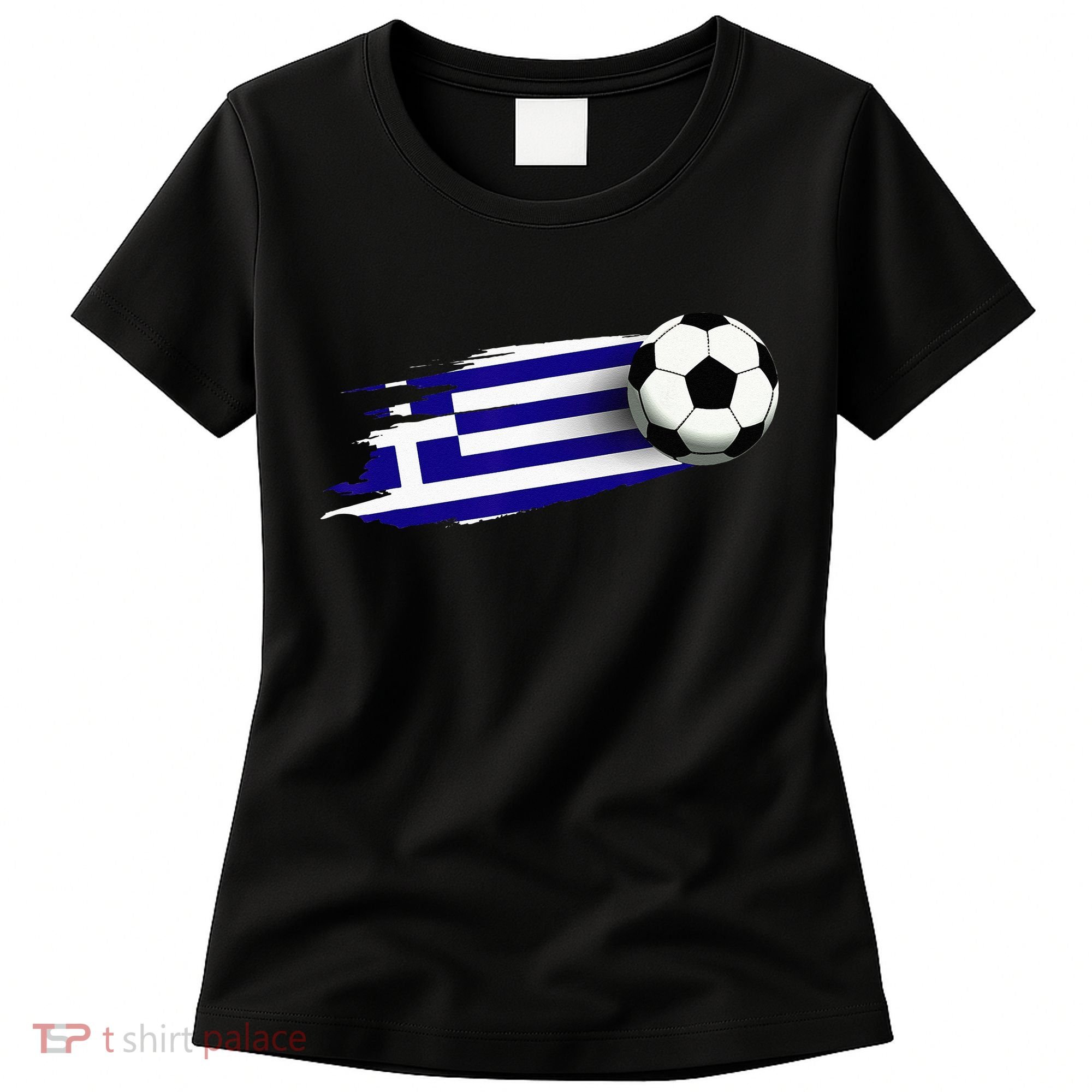 Greece Flag Jersey Greek Soccer Team Greek Women's T-Shirt