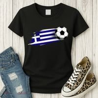 Greece Flag Jersey Greek Soccer Team Greek Women's T-Shirt thumb 3