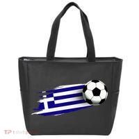 Greece Flag Jersey Greek Soccer Team Greek Tote Bag thumb 0