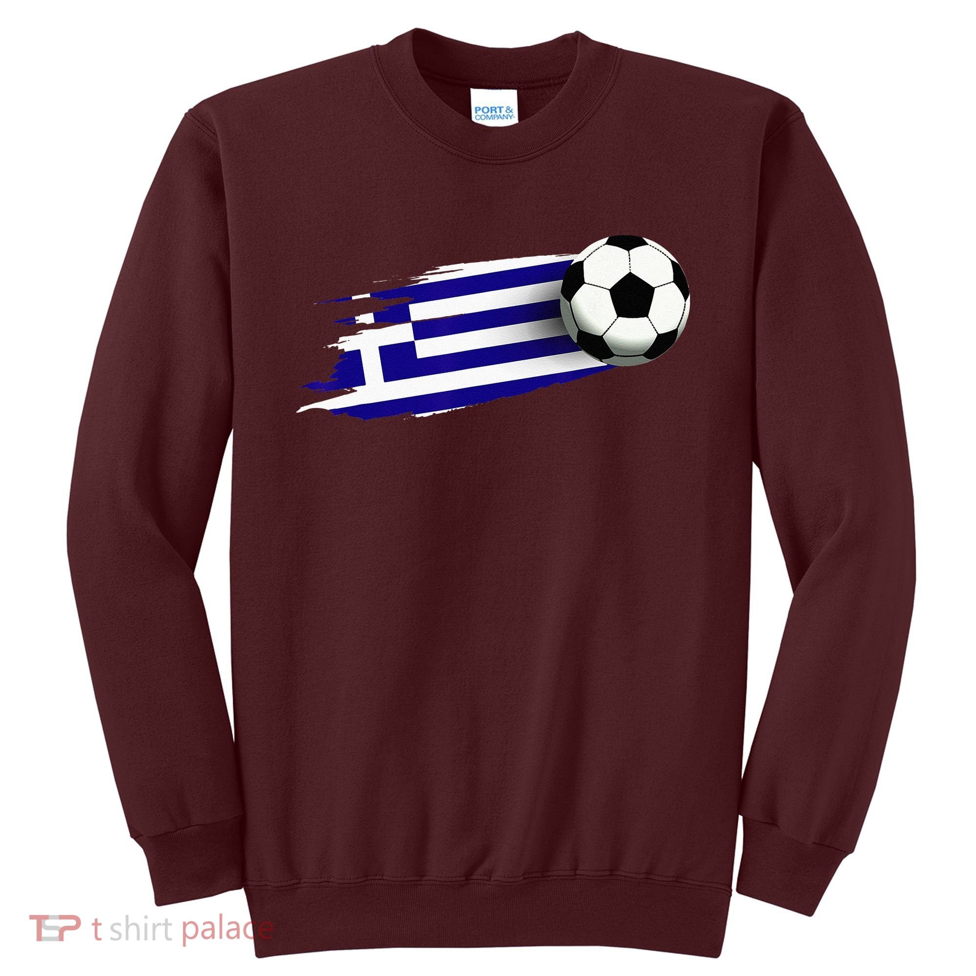 Greece Flag Jersey Greek Soccer Team Greek Sweatshirt