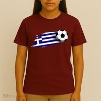 Greece Flag Jersey Greek Soccer Team Greek T-Shirt thumb 4