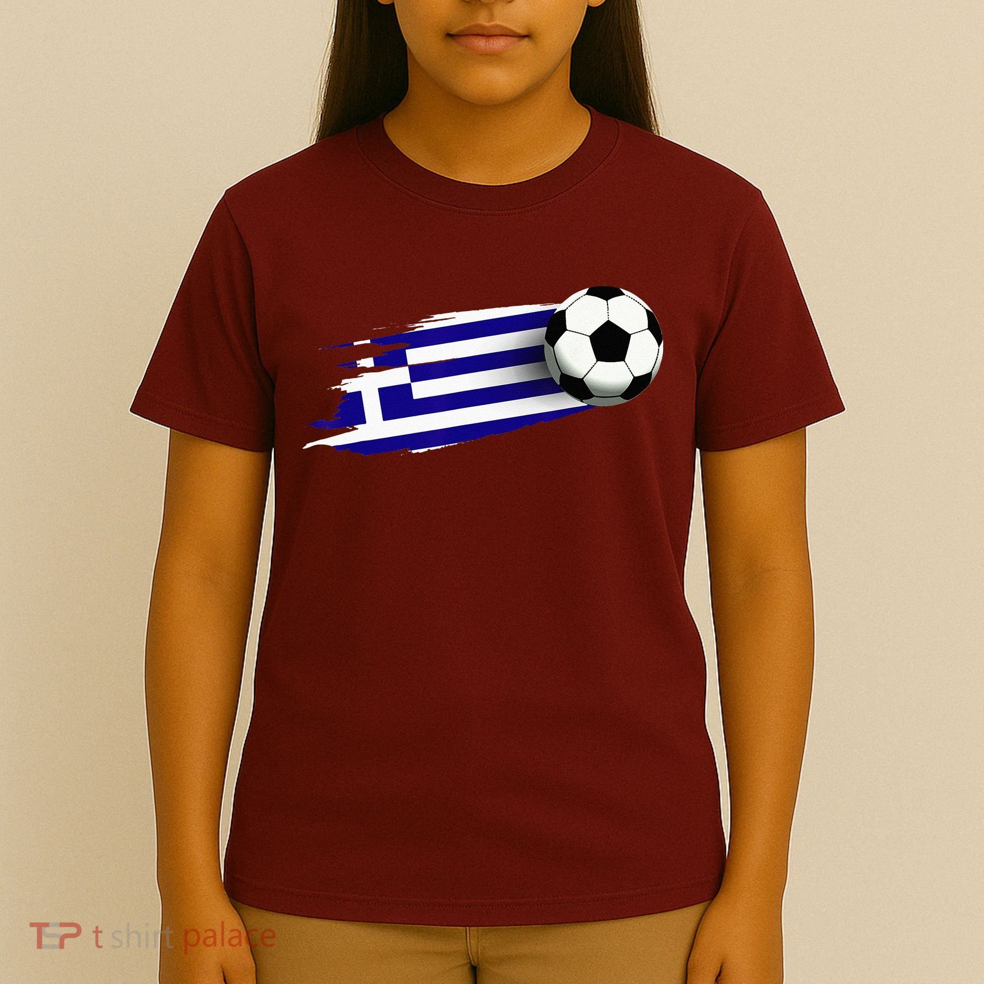 Greece Flag Jersey Greek Soccer Team Greek T-Shirt