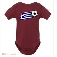 Greece Flag Jersey Greek Soccer Team Greek Baby Bodysuit thumb 0