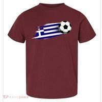 Greece Flag Jersey Greek Soccer Team Greek Toddler T-Shirt thumb 0