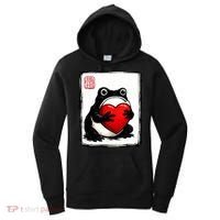 Grumpy Frog Japanese Valentine's Day Women's Hoodie thumb 0