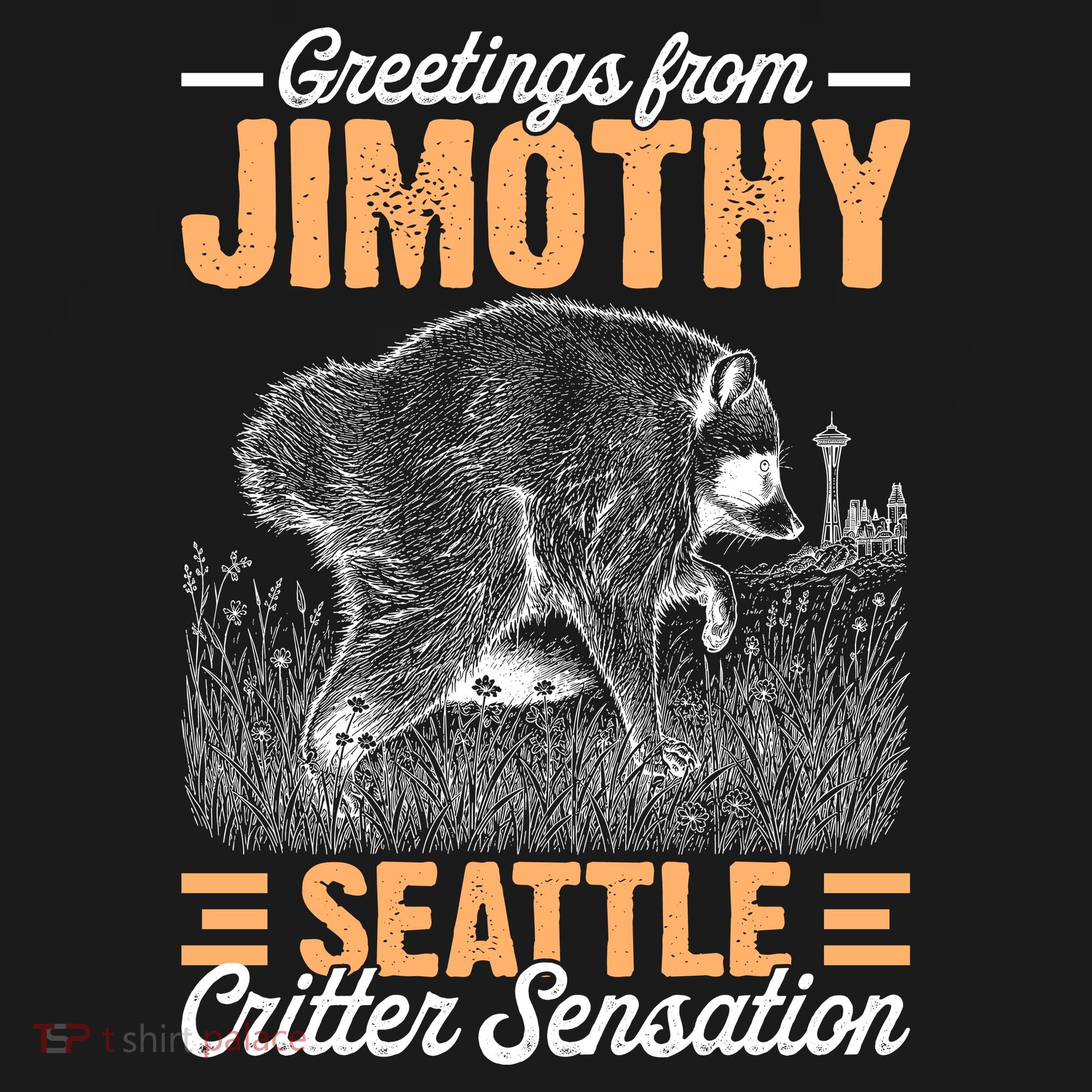 Greetings From Jimothy Seattle Critter Raccoon Backpack