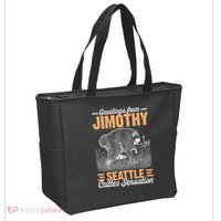 Greetings From Jimothy Seattle Critter Raccoon Tote Bag thumb 2