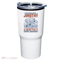 Greetings From Jimothy Seattle Critter Raccoon Tumbler thumb 0