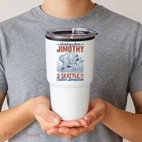 Greetings From Jimothy Seattle Critter Raccoon Tumbler thumb 2