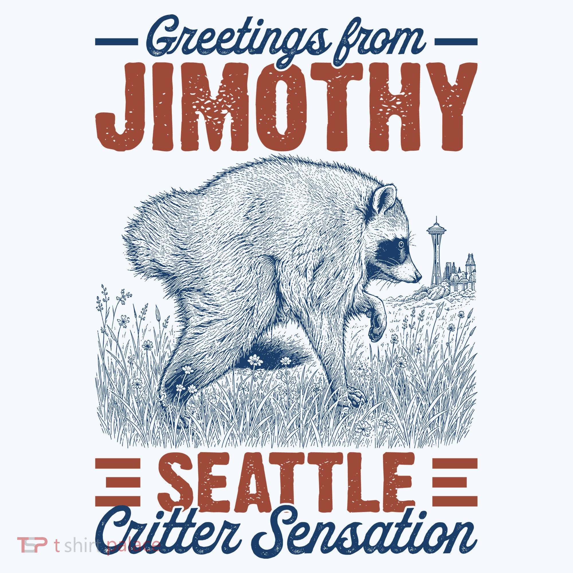 Greetings From Jimothy Seattle Critter Raccoon Hat