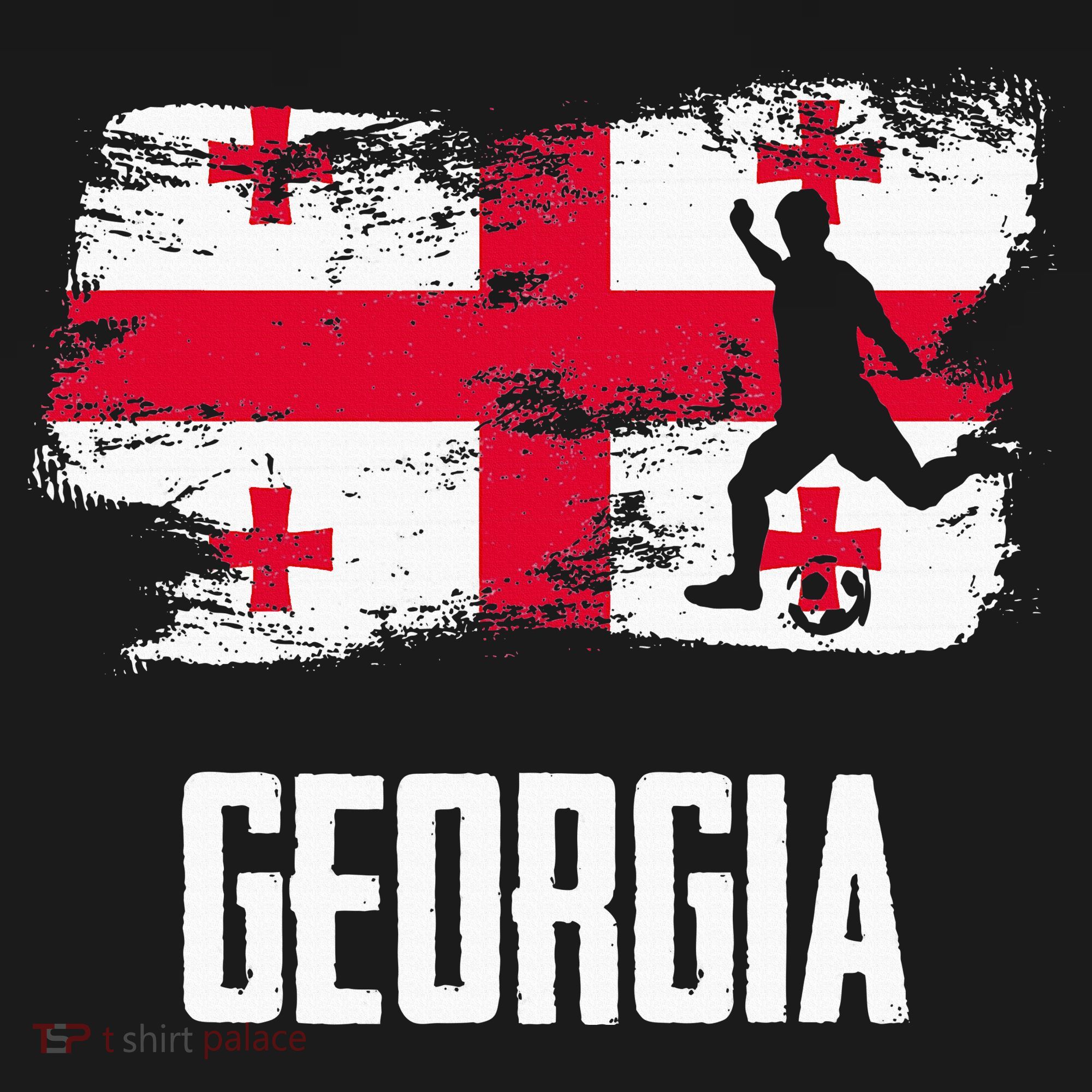 Georgia Flag Jersey Georgian Soccer Team Georgian Women's Tank Top