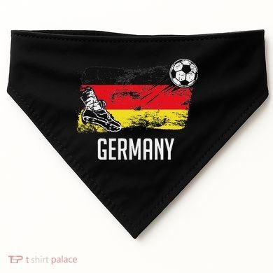 Germany Flag Jersey German Soccer Team German USA-Made Doggie Bandana
