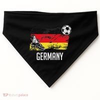 Germany Flag Jersey German Soccer Team German USA-Made Doggie Bandana thumb 0