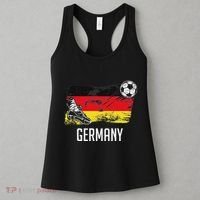 Germany Flag Jersey German Soccer Team German Women's Tank Top thumb 3