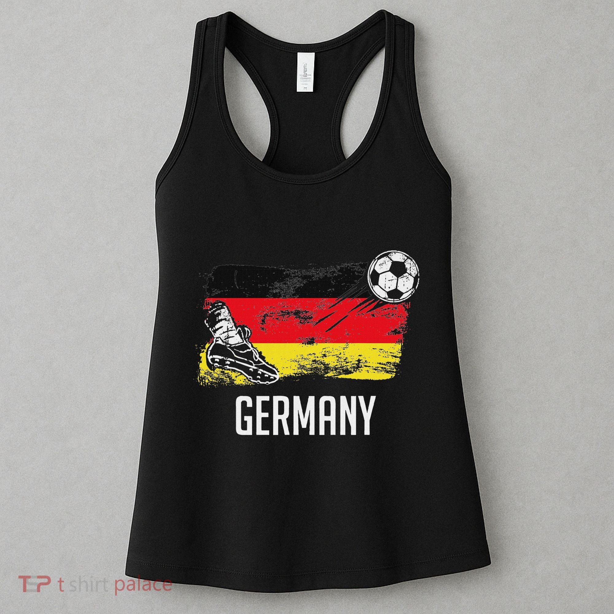 Germany Flag Jersey German Soccer Team German Women's Tank Top
