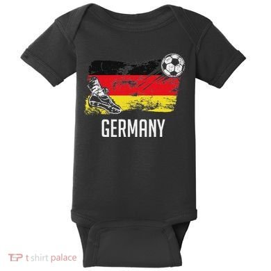 Germany Flag Jersey German Soccer Team German Baby Bodysuit