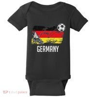 Germany Flag Jersey German Soccer Team German Baby Bodysuit thumb 0