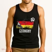 Germany Flag Jersey German Soccer Team German Tank Top thumb 3