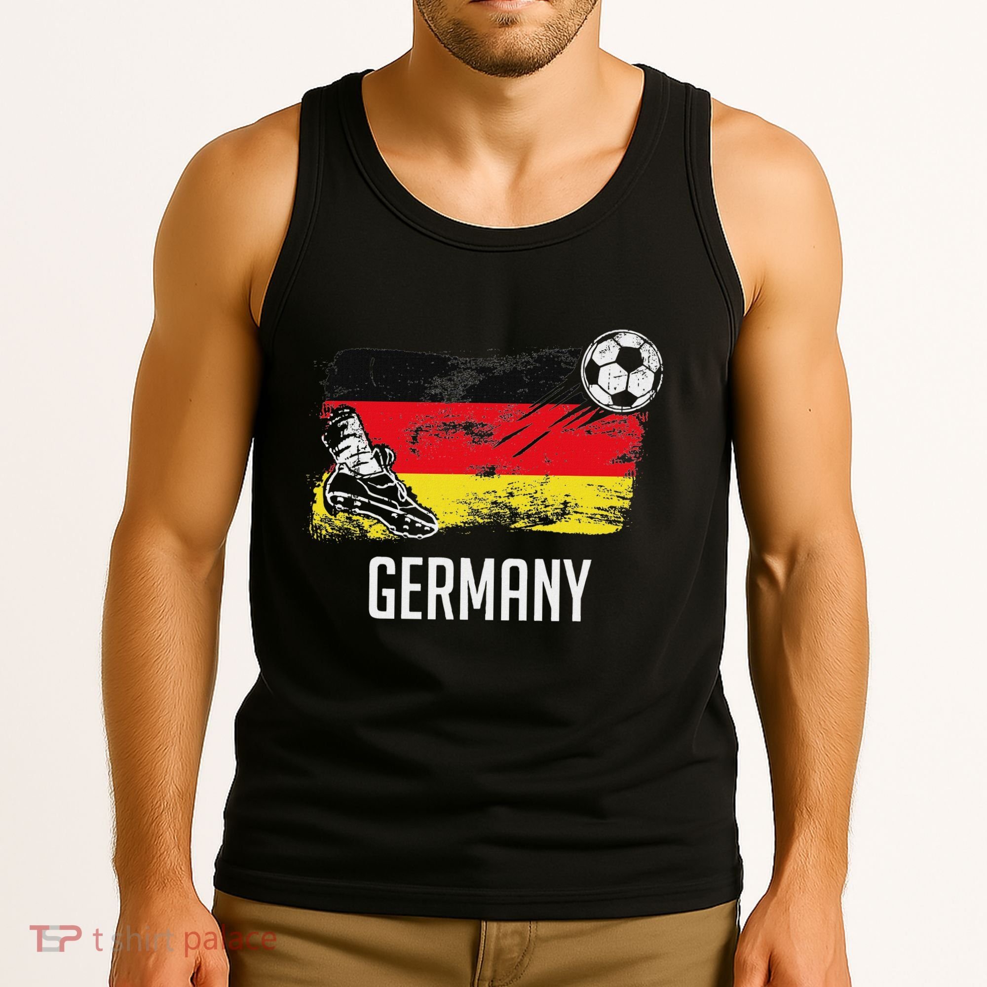 Germany Flag Jersey German Soccer Team German Tank Top