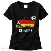 Germany Flag Jersey German Soccer Team German Women's T-Shirt thumb 0