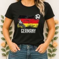 Germany Flag Jersey German Soccer Team German Women's T-Shirt thumb 2